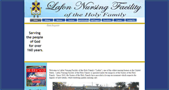 Desktop Screenshot of lafonnursingfacility.com