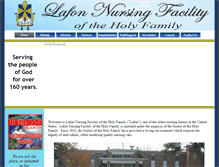 Tablet Screenshot of lafonnursingfacility.org